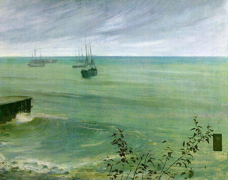 James Abbott McNeil Whistler Symphony in Grey and Green China oil painting art